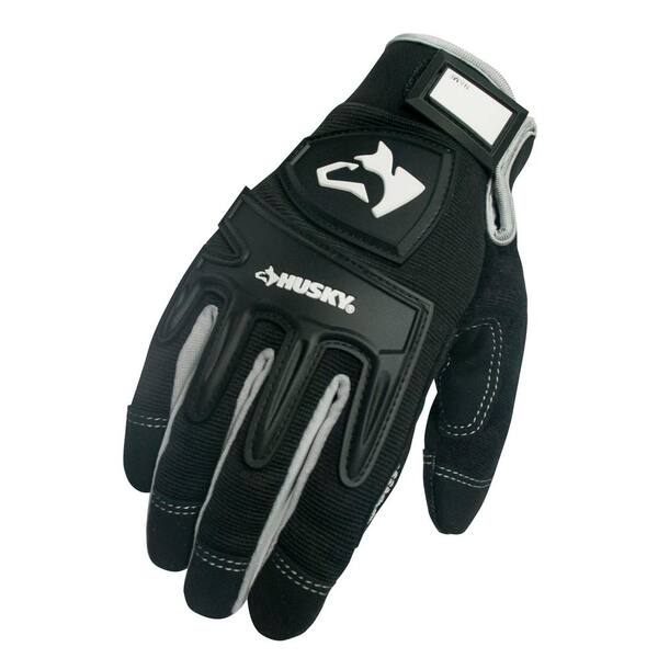 Husky Large Mechanic Glove (3-Pack)