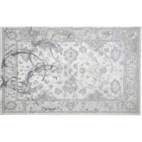 Amazing Rugs Penina Abstract Gray 8 ft. x 11 ft. Area Rug