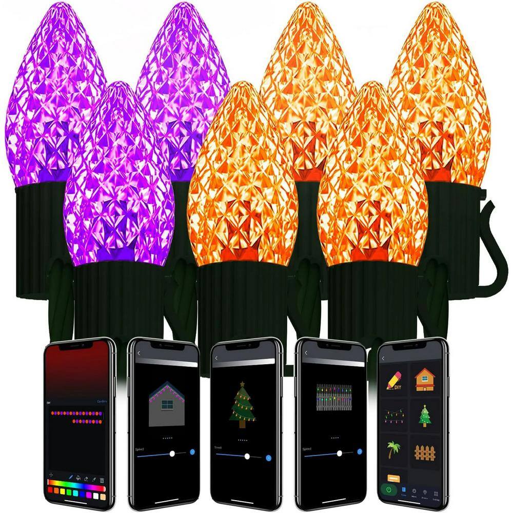 AVATAR CONTROLS 66 ft. Smart String Lights 100 LED DIY Extendable C9