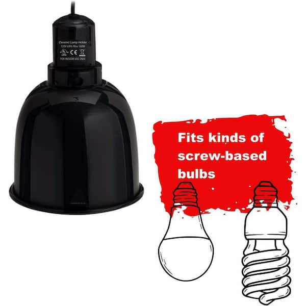 OBJLGEV Reptile Light Fixture 5.5 in. Deep Dome Light