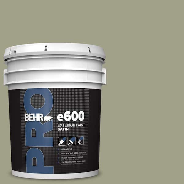 5 gal. #BXC-82 Potting Moss Satin Exterior Paint