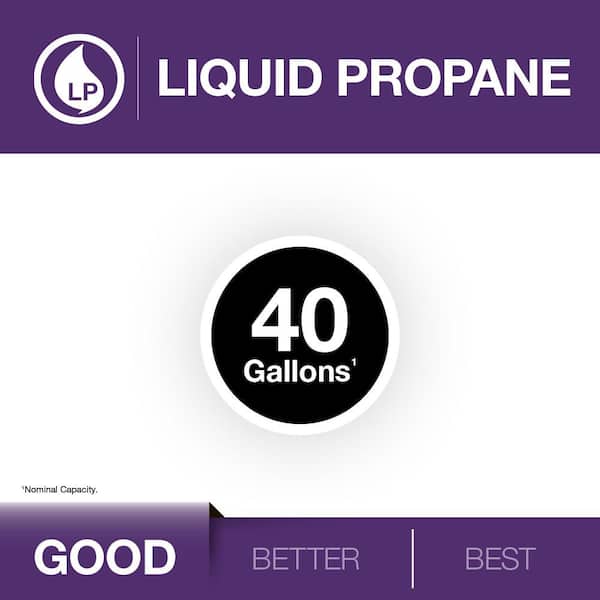 Performance 40 Gal. Tall 36,000 BTU Liquid Propane Power Vent Water Heater with 6-Year Warranty