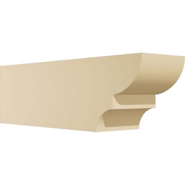 Ekena Millwork Standard Ridgewood 5 in. W x 6 in. H x 20 in. D Signature Urethane Rafter Tail Outlooker