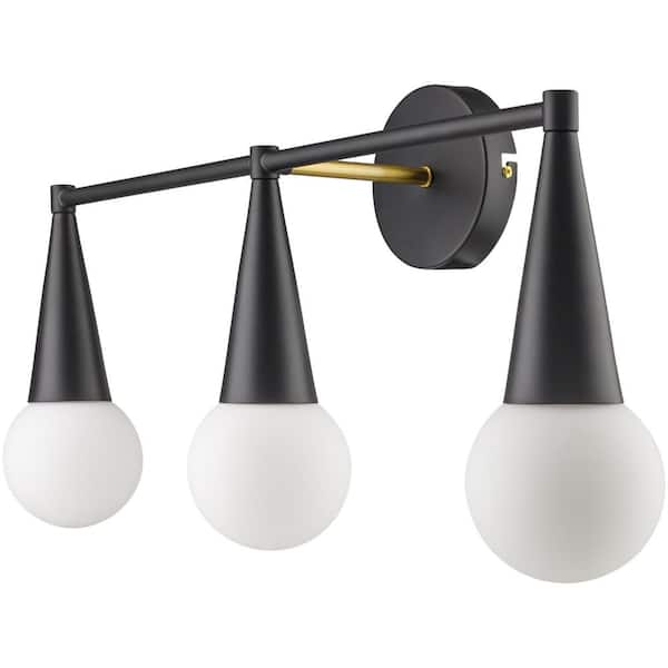 Judson JDS-001 4 in. L x 24 in. W x 9 in. H, Black, Wall Sconce
