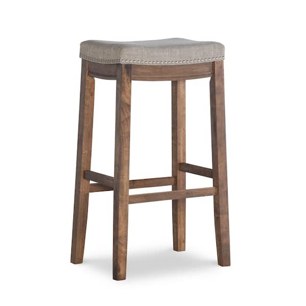 rustic backless bar stools