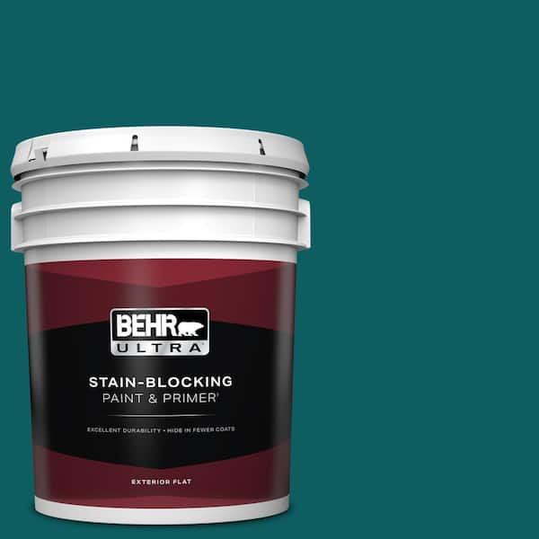 BEHR ULTRA 5 gal. #S-H-500 Realm Flat Exterior Paint & Primer