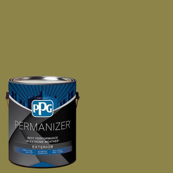 PERMANIZER 1 gal. PPG1116-7 Frog's Legs Flat Exterior Paint