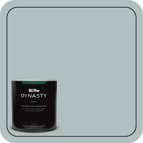 BEHR DYNASTY 1 qt. #N440-3 Greenwich Village One-Coat Hide Semi-Gloss Enamel Interior Stain-Blocking Paint and Primer