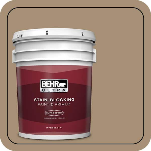 BEHR ULTRA 5 gal. #N300-5 Hidden Treasure Extra Durable Flat Interior Paint & Primer