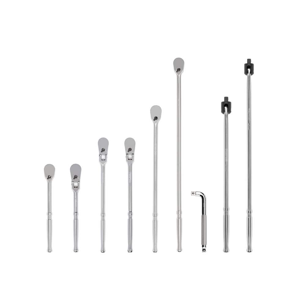 1/2 in. Drive Ratchet, L-Handle, and Breaker Bar Set (9-Piece) price history on PriceWatchPro