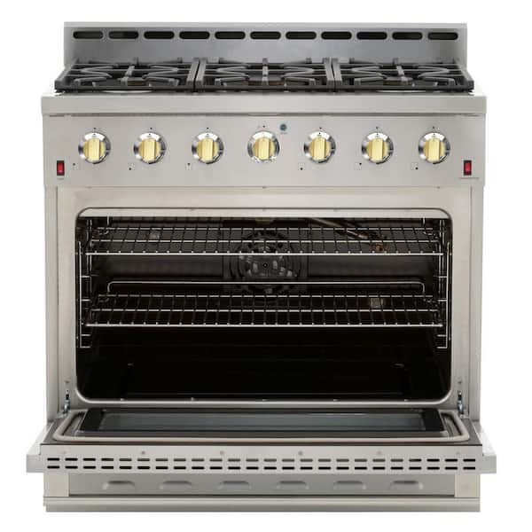 NXR 36 in. 5.5 cu.ft. Pro-Style Natural Gas Range with Convection Oven –  Premium Home Source