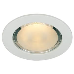 4 in. White Shower Recessed Can Light Lighting Trim Ring