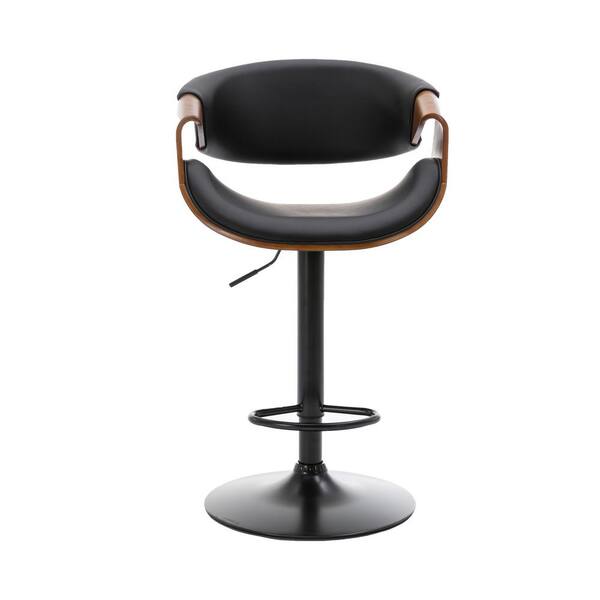 Black and gold swivel bar outlet stool