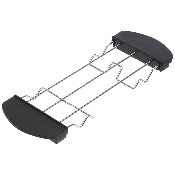 Stainless Steel Toaster Grill Rack with Heat-Resistant Handles, Universal Fit, Dishwasher Safe, 10.43