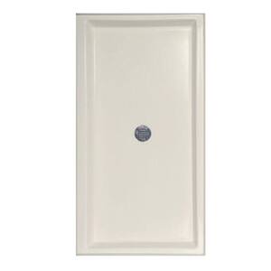48 in. x 32 in. Single Threshold Shower Base in Biscuit