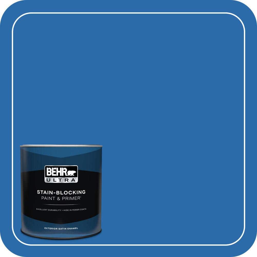 1 qt. #MQ4-24 Electric Blue Satin Enamel Exterior Paint & Primer price history on PriceWatchPro