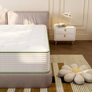 King Size Medium Comfort Hybrid Memory Foam 10 in. Breathable and Cooling Mattress