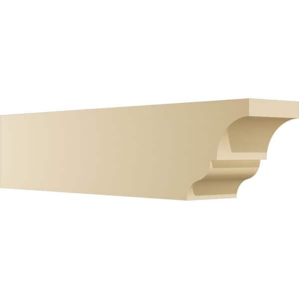 Ekena Millwork Standard Asheboro 6 in. W x 8 in. H x 36 in. D Signature Urethane Rafter Tail Outlooker