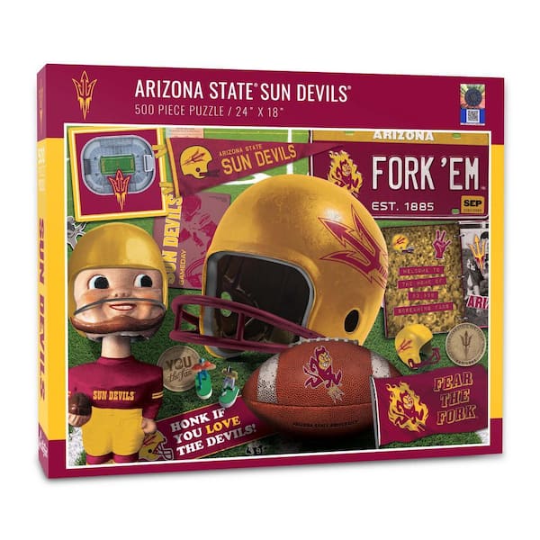 NCAA Arizona State Sun Devils Retro Series Puzzle (500-Pieces)