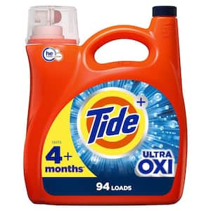 Ultra Oxi HE Unscented Liquid Laundry Detergent, 94-Loads, 132 fl. oz.