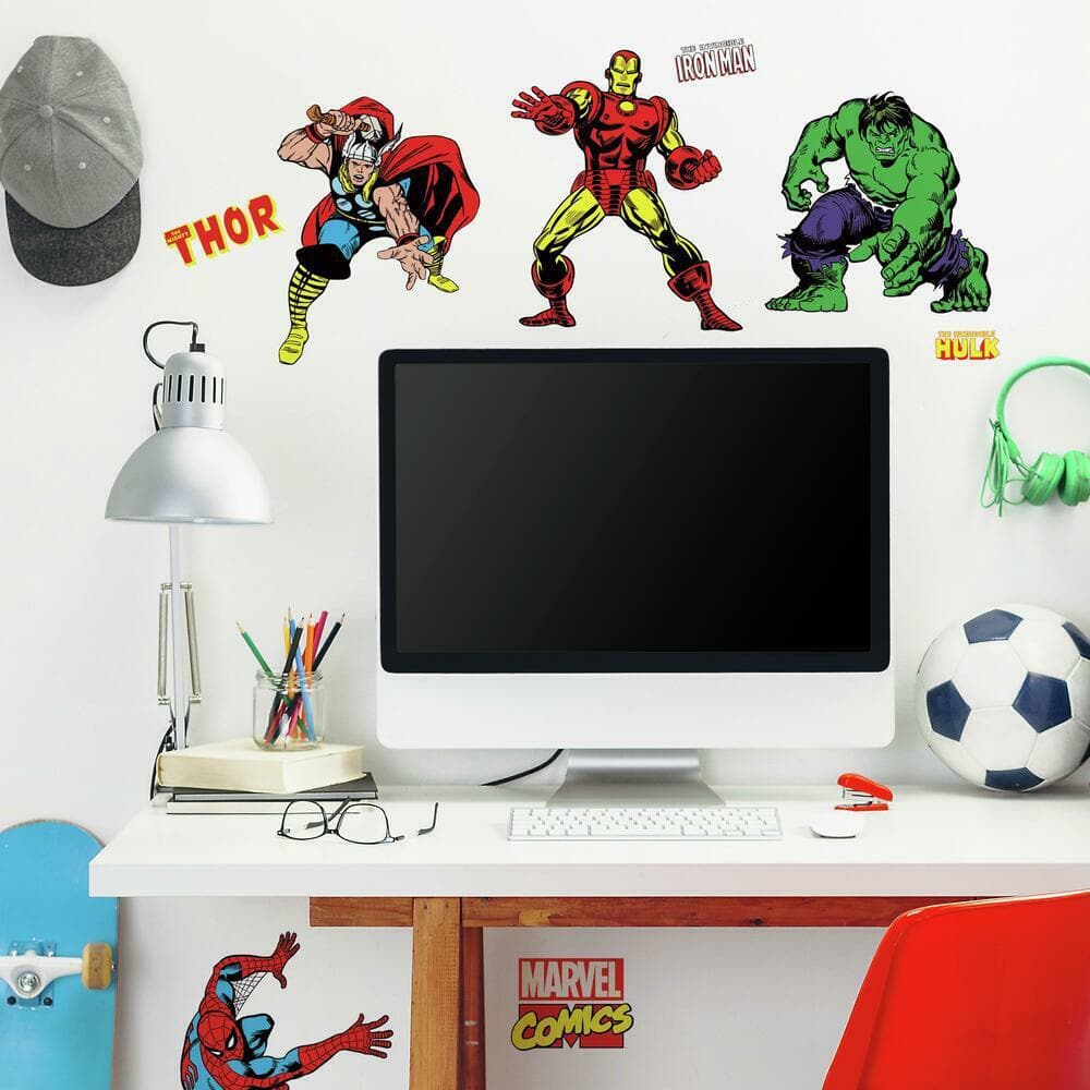 Spiderman Wall Stickers Height Sticker For Kids Room Decoration Home  Bedroom PVC Cartoon Movie Super Heroes