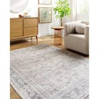 Becki Owens Darling Cream/Black Traditional Washable 7 ft. x 9 ft. Indoor Area Rug