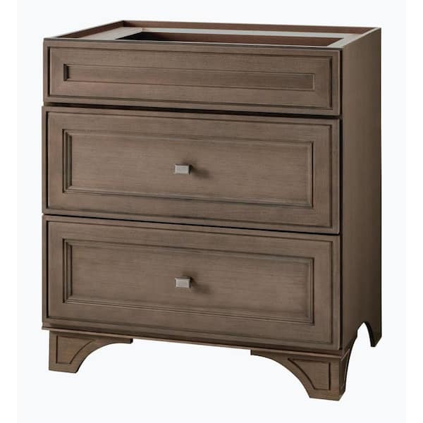Home Decorators Collection Albright 30 in. W Bath Vanity Cabinet Only in Winter Gray