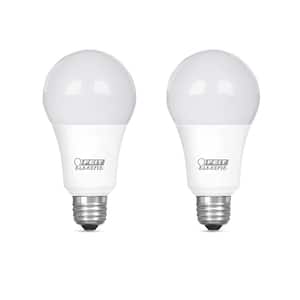 100-Watt Equivalent A19 Dimmable CEC Title 24 Compliant LED ENERGY STAR 90+ CRI Light Bulb, Bright White (2-Pack)