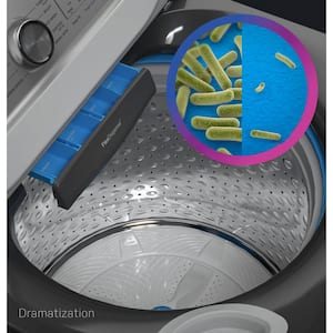Profile 5.0 cu. ft. High-Efficiency Smart Top Load Washer in Diamond Gray with Microban Technology, ENERGY STAR