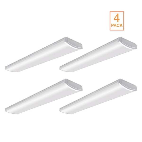 ETI LIGHTING 4 ft. 5200 Lumens Garage Light LED White Wraparound