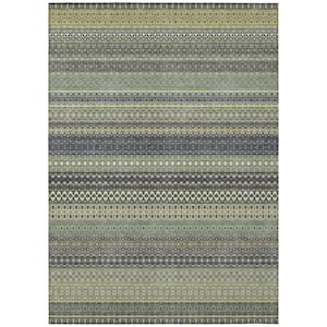 Chantille ACN527 Sage 3 ft. x 5 ft. Machine Washable Indoor/Outdoor Geometric Area Rug