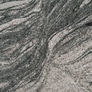 3 in. x 3 in. Granite Countertop Sample in Gray Wave