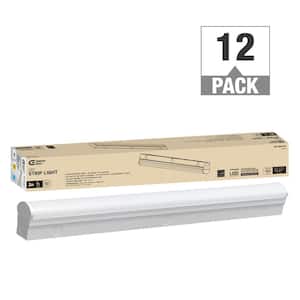 2 ft LED Garage Workshop Ceiling Strip Light Fixture Shop Light Hardwire 1800 Lumens 4000K Bright White (12-Pack)