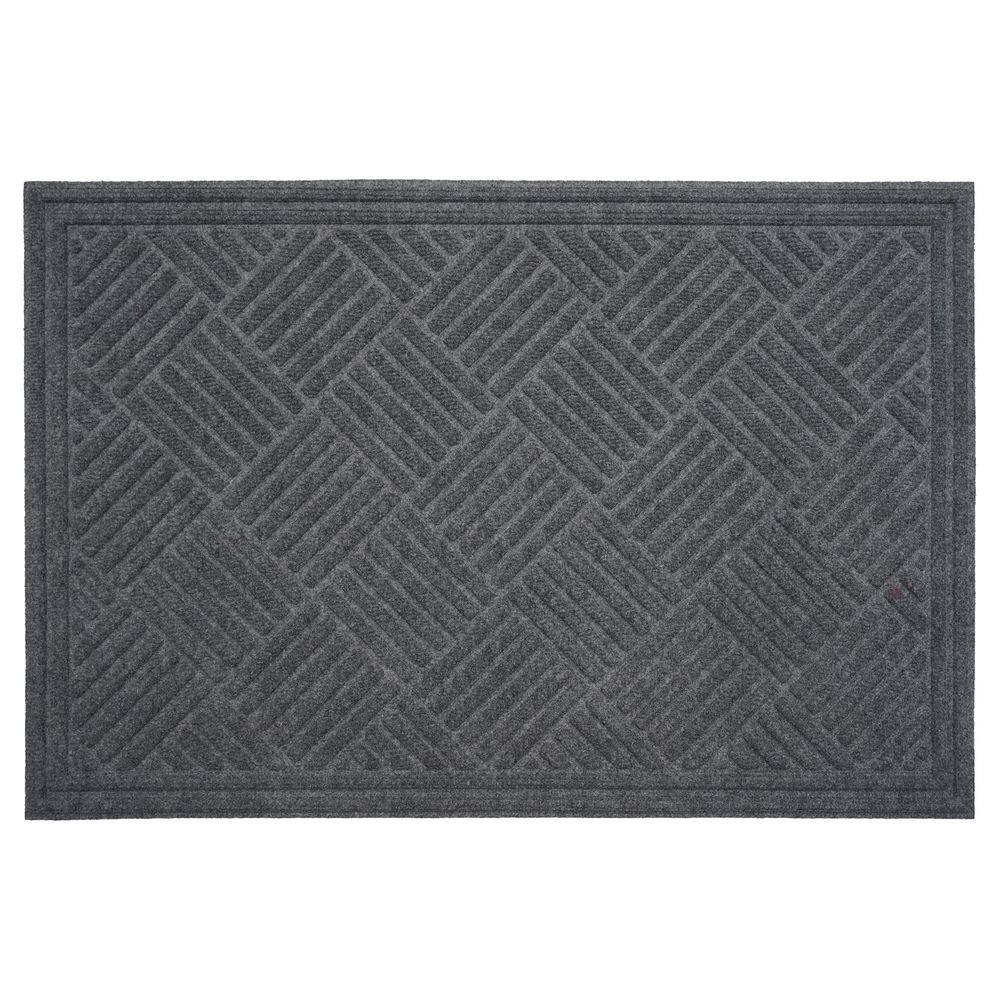 Chess Ribbed Gray 24 in. x 36 in. Indoor/Outdoor Doormat price history on PriceWatchPro