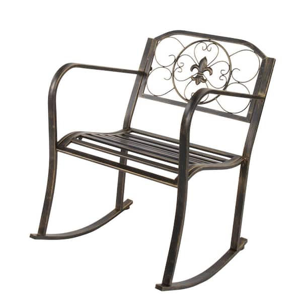 Karl home Metal Outdoor Rocking Chair