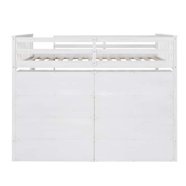 ラッキーフルハウス　基板 Harper & Bright Designs White Twin Size House Loft Bed with