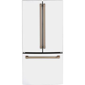 18.6 cu. ft. French Door Refrigerator in Matte White, Fingerprint Resistant, Counter Depth and ENERGY STAR