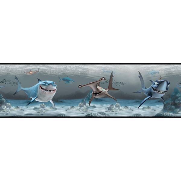 York Wallcoverings Walt Disney Kids II Shark Wallpaper Border