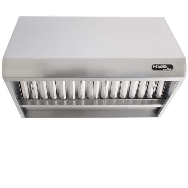 NXR 30 in. 800 CFM Professional Style Stainless Steel Range Hood with Stainless Steel Baffles