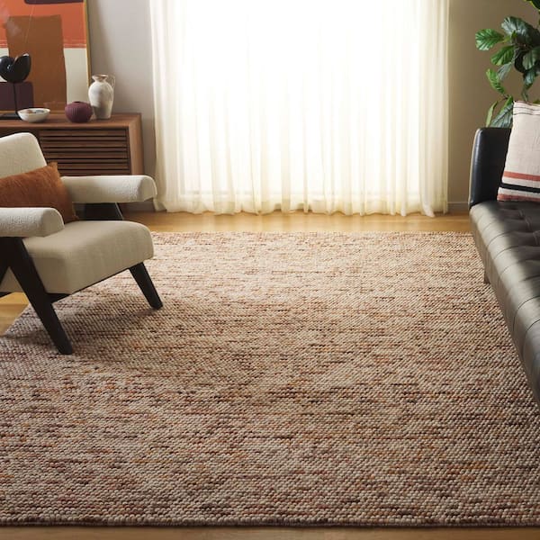 Natura Dark Brown/Beige 8 ft. x 10 ft. Gradient Area Rug