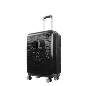 25 in. Black Star Wars Darth Vader Embossed Spinner Suitcase