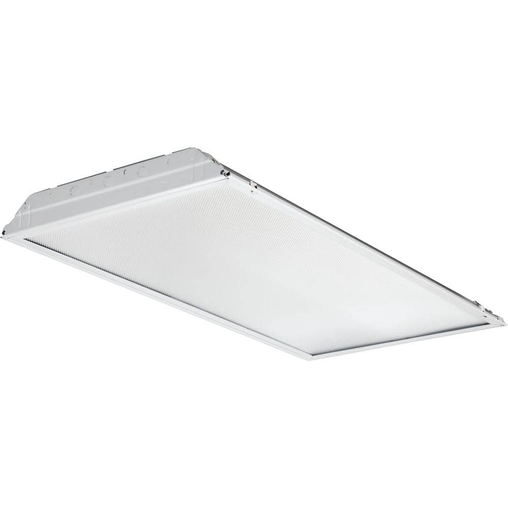 White 48-Inch LED Fluorescent Indoor/Outdoor Troffer Light