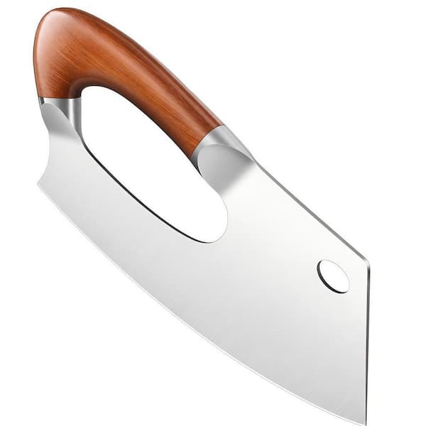 8.6 in. Stainless Steel Meat Cleaver Knife, Chef Cooking Knives for Cutting Meat, Vegetable
