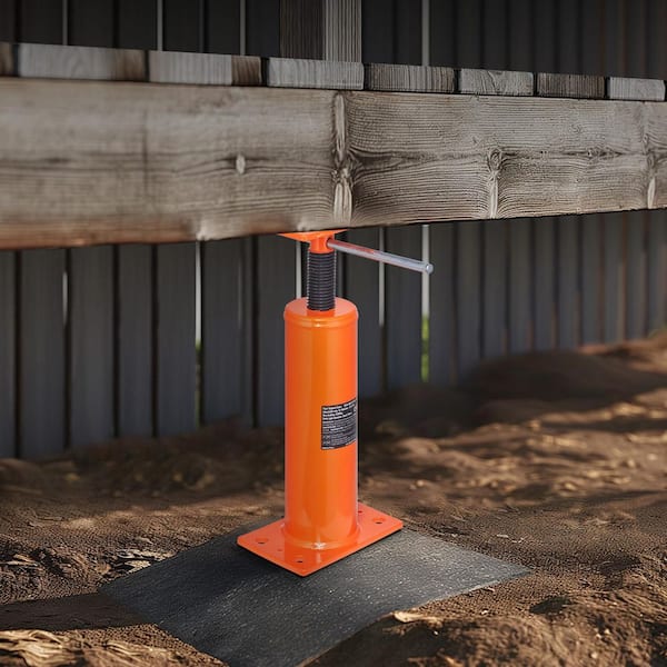 House Floor Jack 12 in. 16 in. Height Range 9700 lbs. Max Load Capacity Adjustable Support Beam Basement Jack Post Pole
