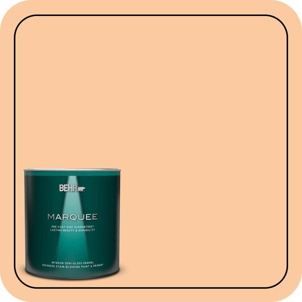 1 qt. #290C-3 Chai Latte Semi-Gloss Enamel Interior Paint & Primer price history on PriceWatchPro