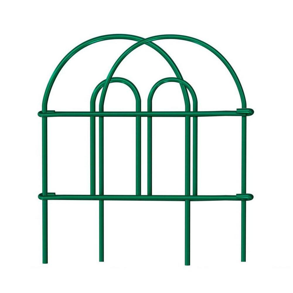 18 in. x 50 ft. No Dig Metal Framed Privacy Garden Fences and Borders for Dogs Animal Barrier, Green (35-Pack) price history on PriceWatchPro
