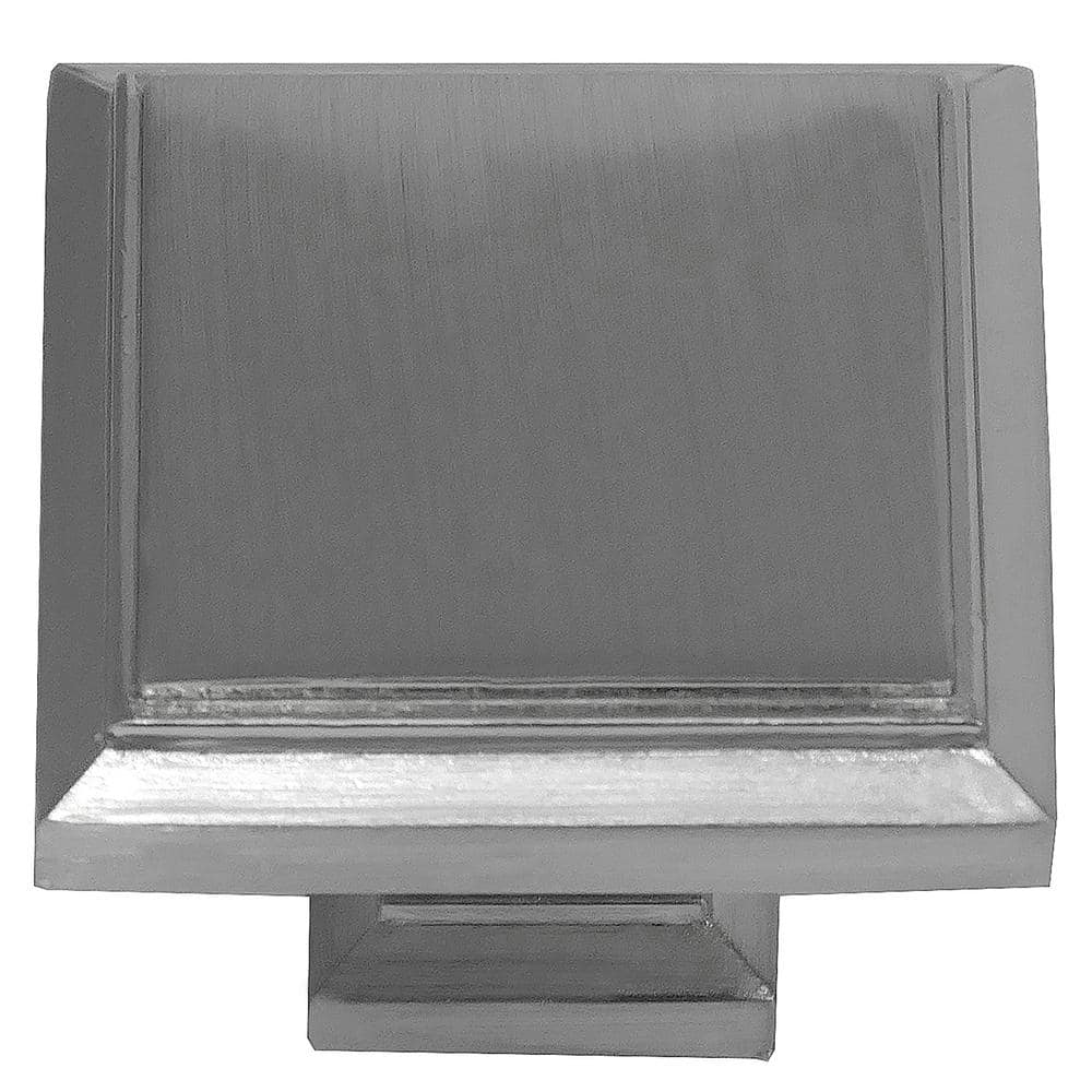 Beacon Hill Satin Nickel Square Cabinet Knob