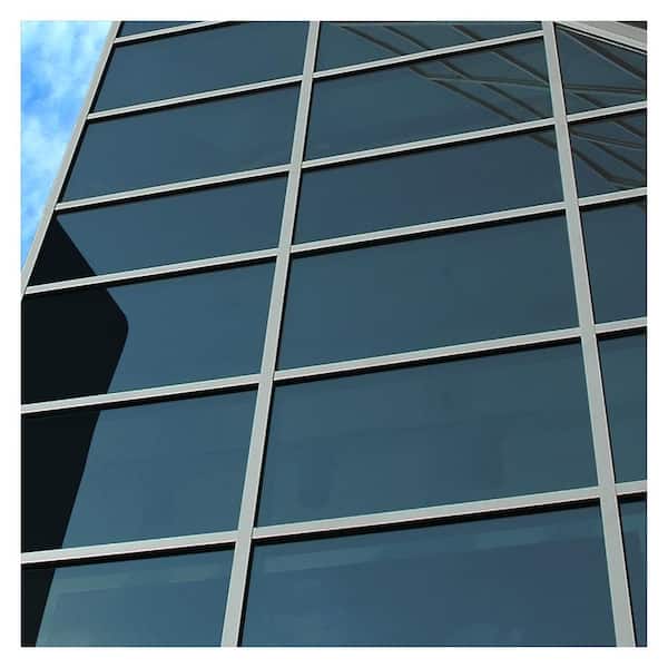 BuyDecorativeFilm 30 in. x 50 ft. EXNA40 Exterior Sun Control and Heat Rejection Natural 40, Black (Medium) Window Film