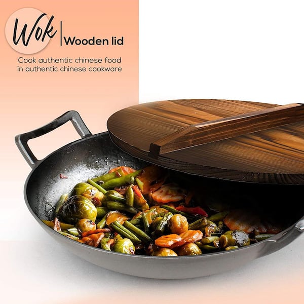 Gas Stove Top Portable Camping Cast Iron Light Weight Frying Wok - China Wok  and Light Weight Frying Wok price