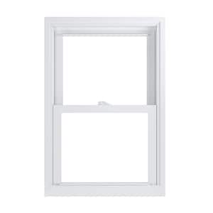 23.75 in. x 35.25 in. 70 Pro Series Low-E Argon Glass Double Hung White Vinyl Replacement Window, Screen Incl